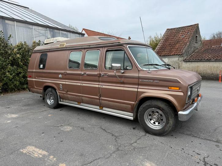 Ford camper v8 lpg oldtimer, Caravans en Kamperen, Mobilhomes, Particulier, Ford, LPG, Ophalen