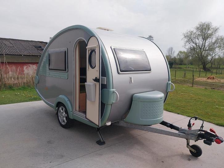 Tab 320 RS keuringsvrij mtm 750 kg, Caravans en Kamperen, Caravans, Bedrijf, Rondzit, Knaus, Luifel, Ophalen