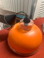 Vintage oranje lamp, Enlèvement, Utilisé