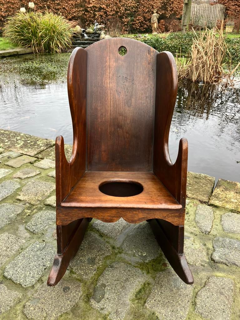 Lambing chair - potty for kids / lammerstoel voor kinderen, Antiquités & Art, Enlèvement