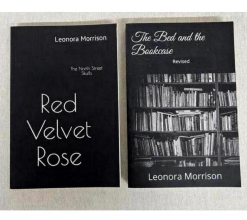 Leonora Morrison 2 + rosier SIGNATURE en velours rouge SIGNÉ, Enlèvement ou Envoi, Comme neuf