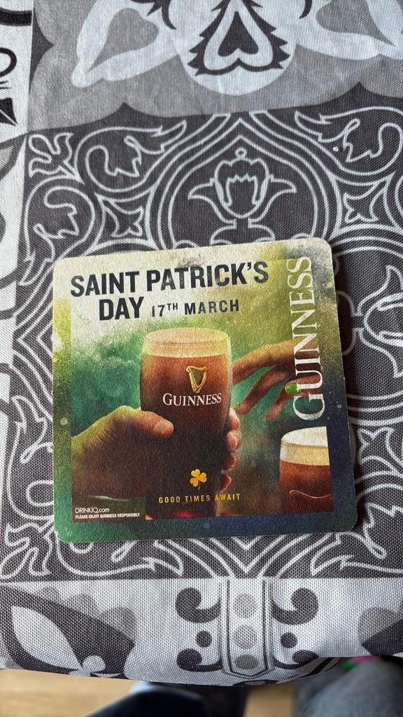 Tapis à bière Guinness, Enlèvement, Neuf, Sous-bock, Autres marques