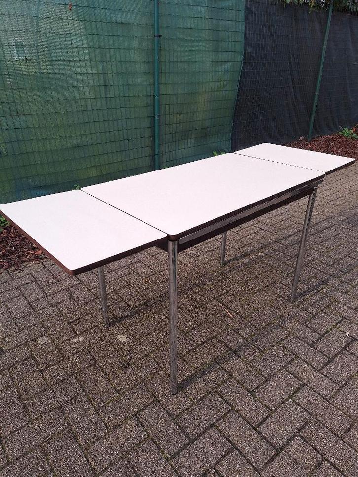 Vintage keukentafel, uittrekbaar, Antiek en Kunst, Curiosa en Brocante, Ophalen