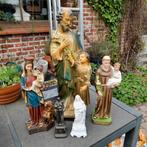 Statues de saints : plâtre biscuit, zamac Joseph, Marie, Ant, Antiquités & Art, Enlèvement