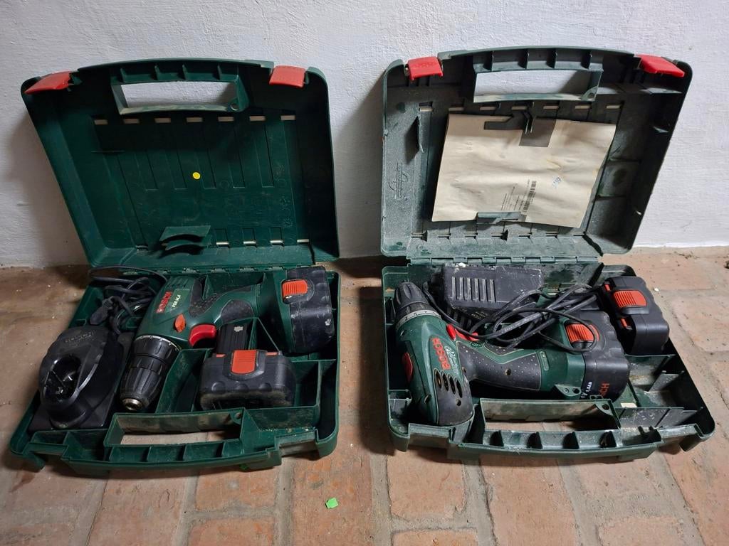 2x Bosch accuschroefmachine 14.4v, Ophalen