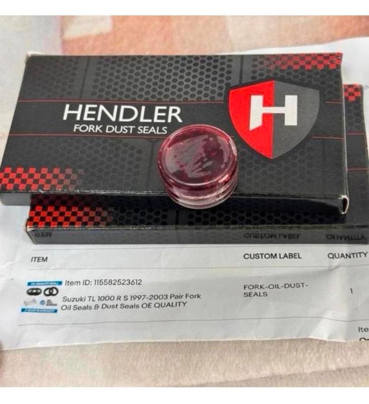 Joints de fourche avant Suzuki TL 1000 RS joint + graisse, Motos, Pièces | Suzuki, Neuf, Enlèvement ou Envoi