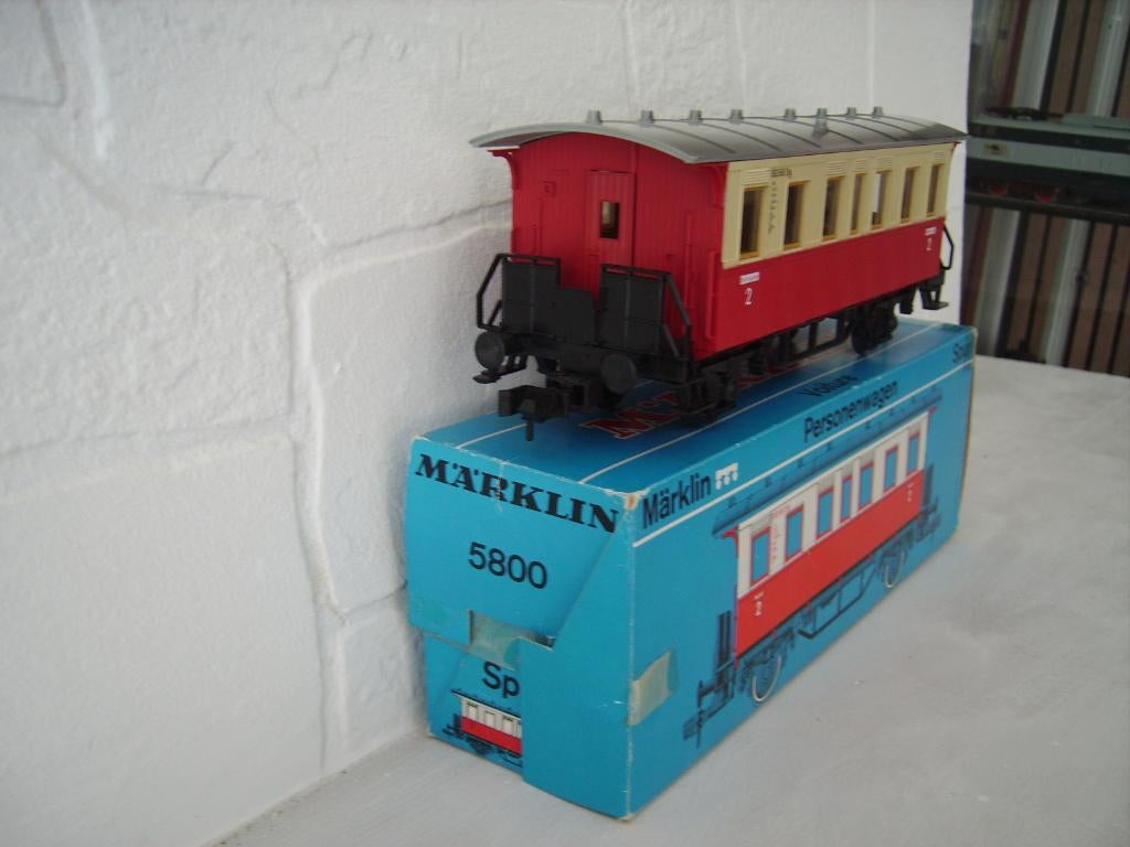 MARKLIN SPOOR 1 / 5800 RIJTUIG PRIVAAT SPOORBAAN, Hobby en Vrije tijd, Modeltreinen | Overige schalen, Gelijkstroom, Wagon, Ophalen of Verzenden