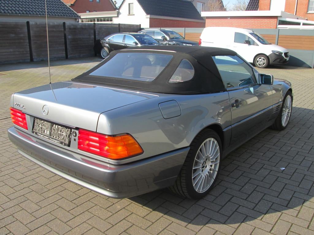 Mercedes-Benz SL-Klasse SL500 TOPSTAAT (automatique), Autos, Cuir, Argent ou Gris, Achat, Entreprise