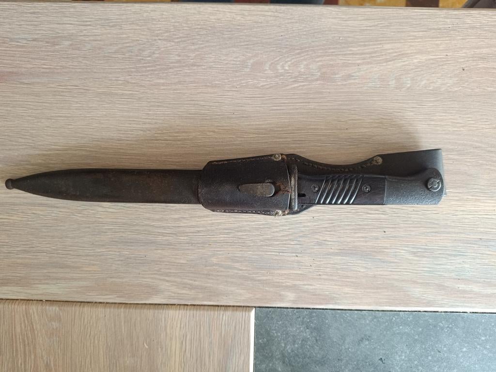 Baïonnette Allemande 98k au même numéros, début de guerre, Verzamelen, Militaria | Tweede Wereldoorlog, Ophalen of Verzenden