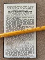 OORLOG40-45 Poperinge Amerikaans Bombardement Wyckaert 1944, Verzamelen, Bidprentjes en Rouwkaarten, Ophalen of Verzenden, Bidprentje