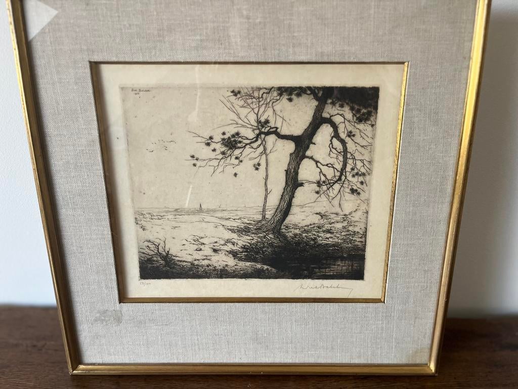 Dirk Baksteen Ets, Enlèvement, Eau-forte