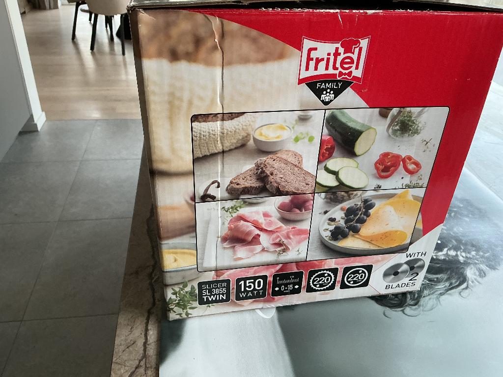 Snijmachine fritel, Huis en Inrichting, Snijmachine, Ophalen, Zo goed als nieuw, Grijs