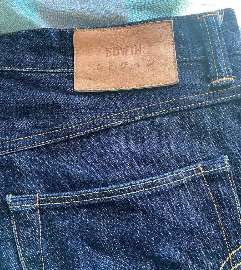 Edwin Raw Spijkerbroek ED-47, Kleding | Heren, Spijkerbroeken en Jeans, Verzenden, Blauw, W33 - W34 (confectie 48/50), Edwin