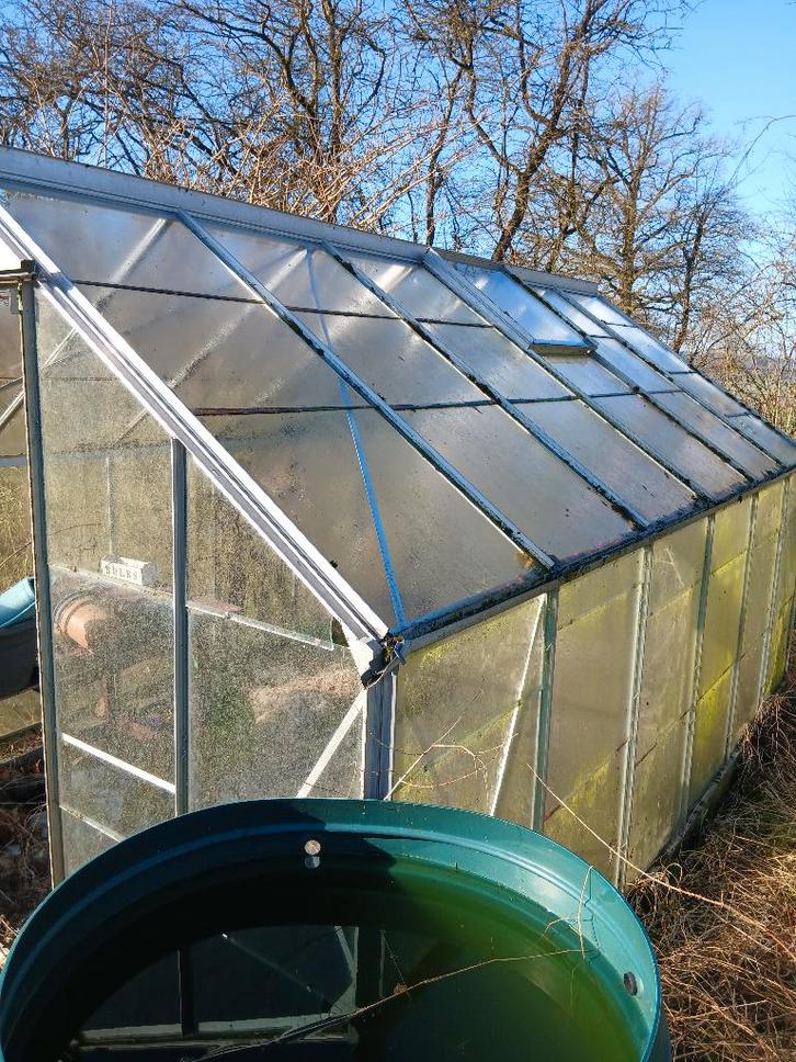 Serre, Jardin & Terrasse, Serres, Utilisé, Serre, Aluminium, Verre, Enlèvement