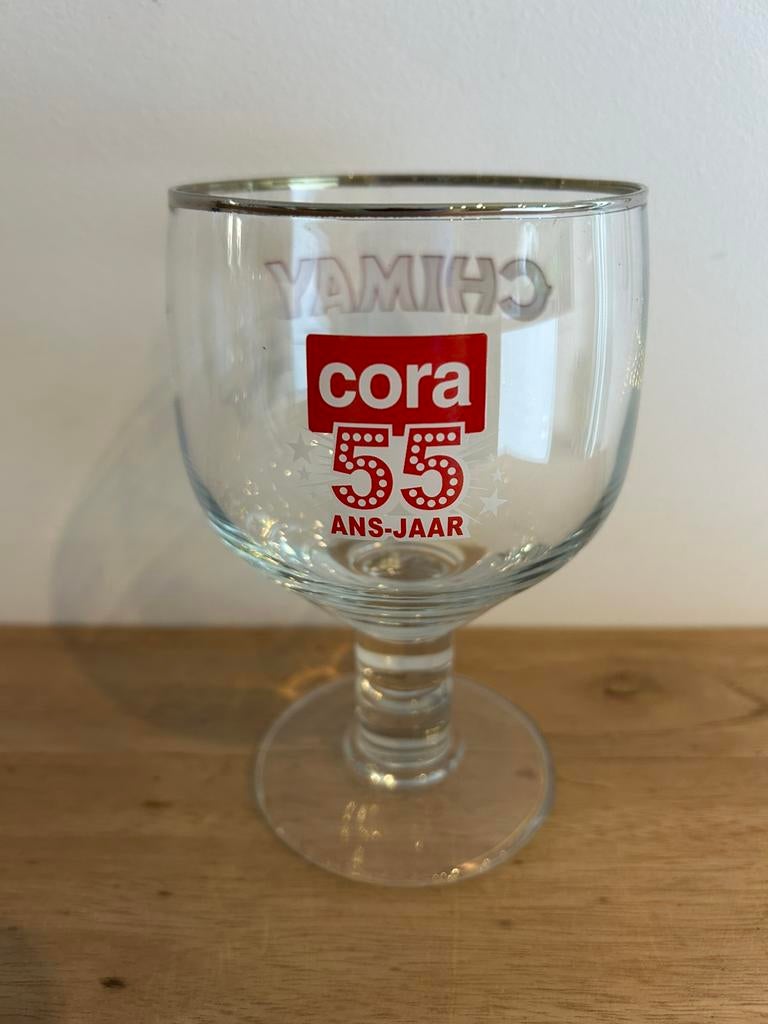 Verre Chimay neuf 33cl 55 ans Cora, Enlèvement ou Envoi, Comme neuf