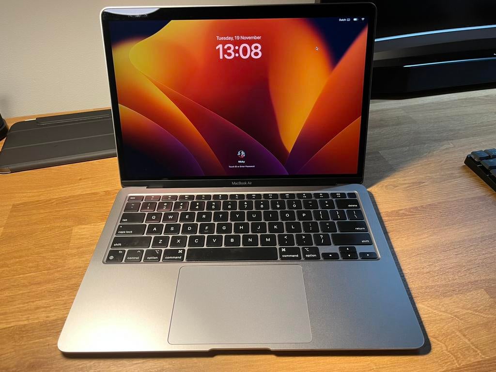 Apple macbook air M1 in topstaat | met oplader, 256 GB, Comme neuf, MacBook Air, Enlèvement ou Envoi