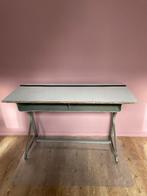 Schoolbank als bureau, Ophalen, Gebruikt, Bureau