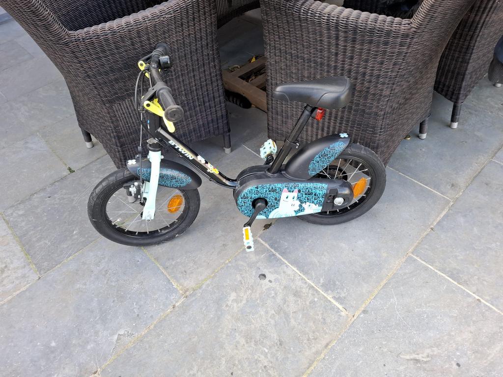 1e fietsje, Ophalen, Zo goed als nieuw