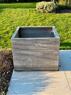 Houten bloembakken voor buiten- GERESERVEERD, Ophalen, Zo goed als nieuw, Hout