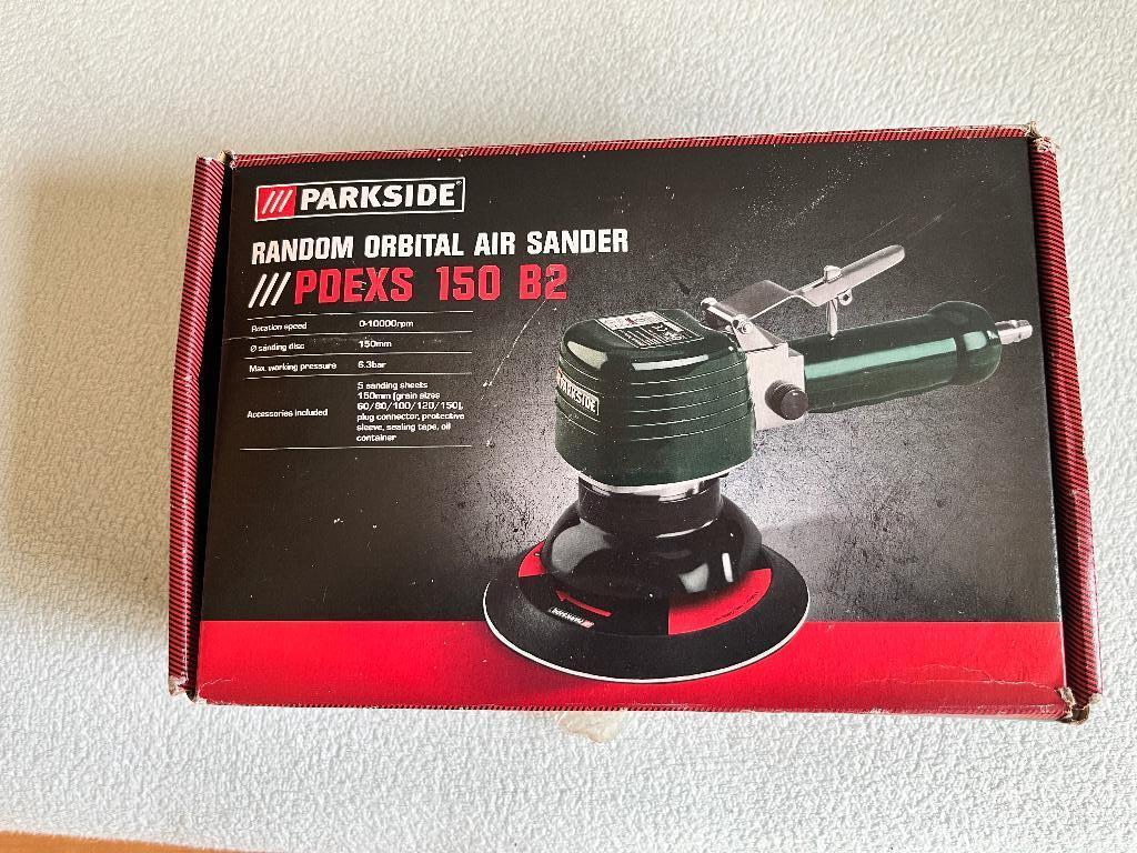 parkside PDEXS 150 B2 schuurmachine, Doe-het-zelf en Bouw, Gereedschap | Schuurmachines, Ophalen, Zo goed als nieuw, Excentrische schuurmachine