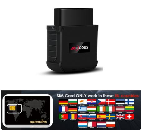 Mini GPS OBD2 autotracker, realtime tracking, Ophalen of Verzenden, Nieuw