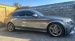 Mercedes-Benz C 180 i 9G-TRONIC AMG Line Led Navi Leder Cam, Auto's, Automaat, Gebruikt, Zwart, 4 cilinders