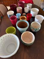 Bloempotten, Rond, Ophalen of Verzenden, Zo goed als nieuw, Balkon