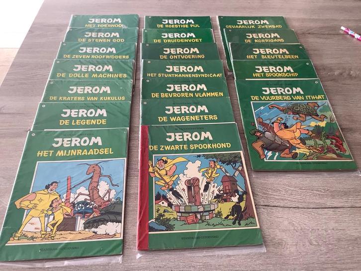 Jerom verschillende strips (Groene cover) (1967-1979), Boeken, Stripverhalen, Gelezen, Meerdere stripboeken, Ophalen of Verzenden