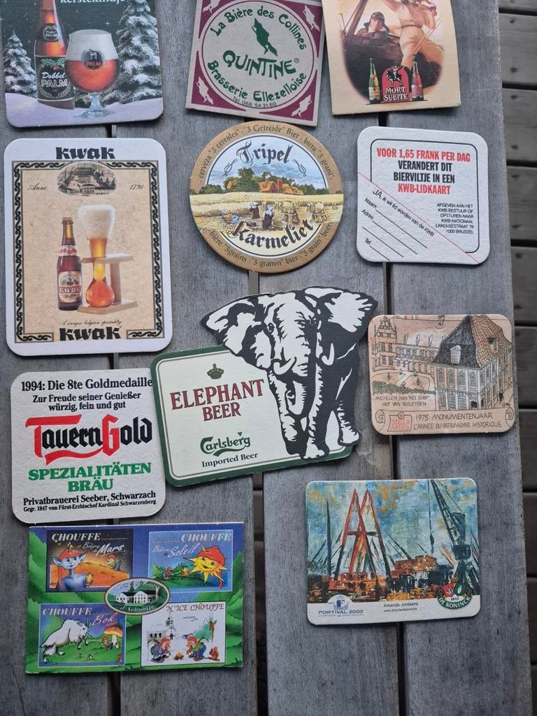 Verzameling bierkaartjes (+500), Ophalen of Verzenden, Gebruikt, Viltje(s), Overige merken