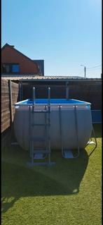Zwembad compleet met verwarming! Extra hoog! 4mx2mx1,2m, Tuin en Terras, 200 tot 300 cm, Zo goed als nieuw, Rechthoekig, Ophalen