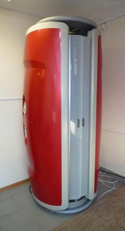 Zonnebank hapro proline staand, Electroménager, Solarium, Banc solaire & Bronzage facial, Enlèvement