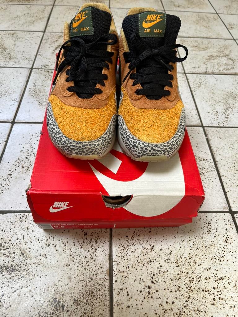 Nike Air Max 1 Atmos Safari 2015 taille 43, Vêtements | Hommes, Chaussures, Enlèvement ou Envoi, Comme neuf, Baskets