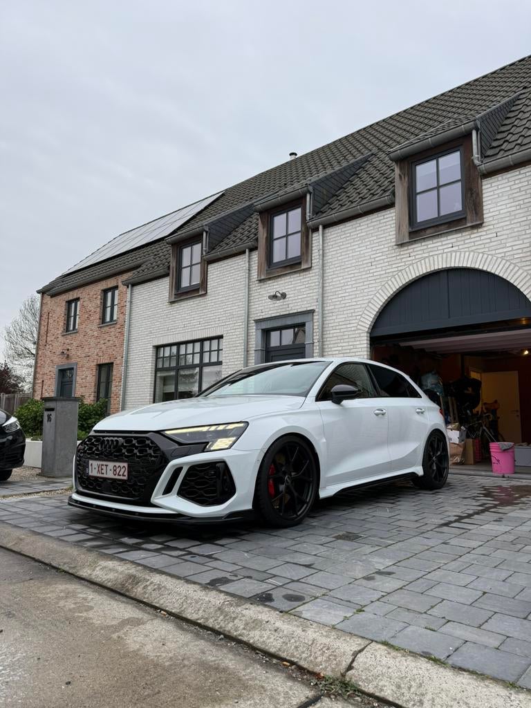 AUDI RS3 8Y /PAINT PROTECTION FILM/ DOWNPIPE, Auto's, Euro 6, RS3, Zwart, Leder