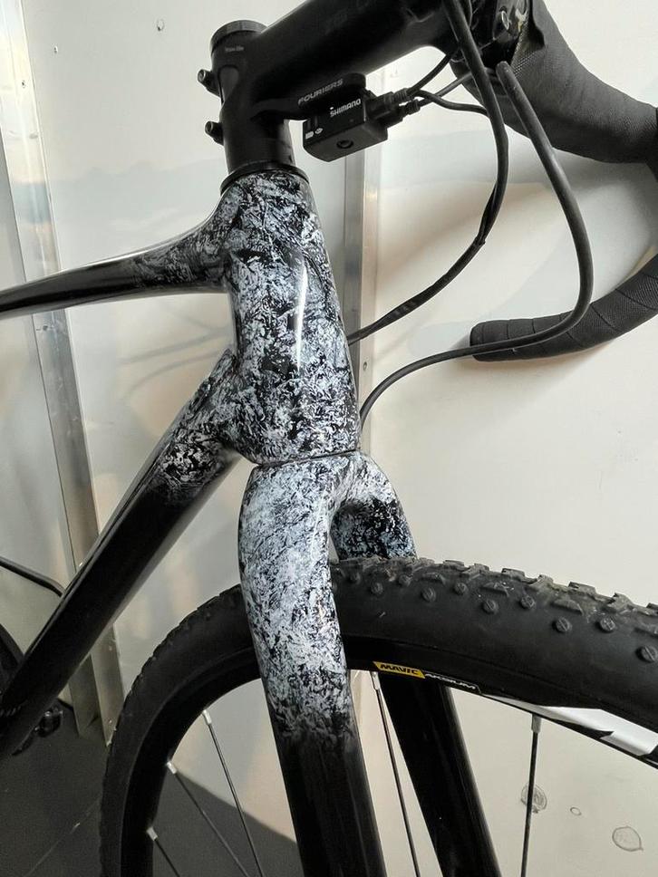 Custom cyclocross fietsen M/53, Fietsen en Brommers, Fietsen | Racefietsen, Zo goed als nieuw, Carbon, Ophalen