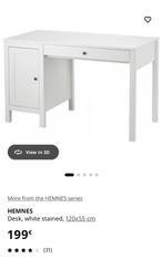 Bureau IKEA blanc, Scandinave, Autres types, Avec tiroirs, Enlèvement