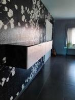 Design wandkast zilver zwart, Huis en Inrichting, Ophalen, Gebruikt