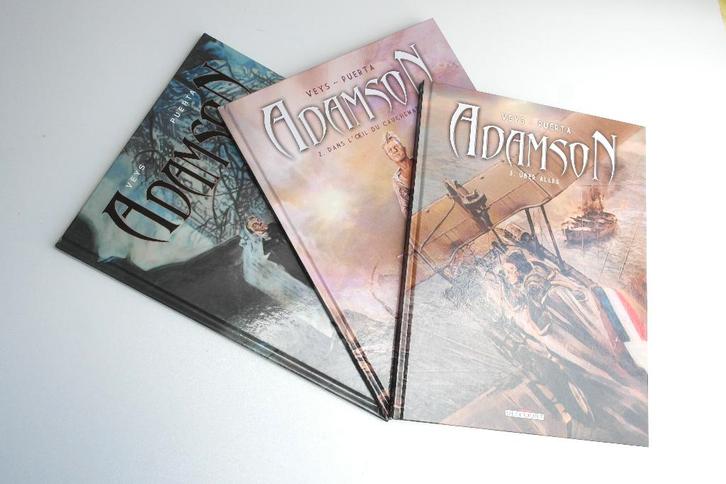 Bd ADAMSON tomes 1 à 3 (EO ttbe) de VEYS, Livres, BD, Utilisé, Série complète ou Série, Enlèvement ou Envoi