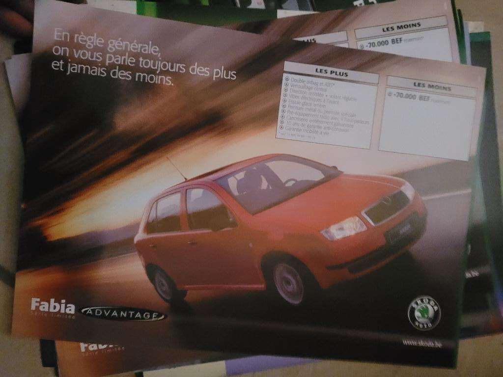Prospectus Skoda Fabia Advantage - Série Limitée 2000, Ophalen, Nieuw