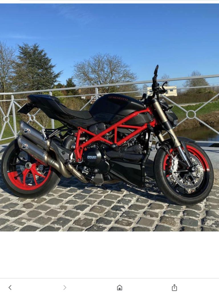Ducati streetfighter 848 - 2014 -  4800km, Motoren, 2 cilinders, Particulier, Naked bike, 848 cc
