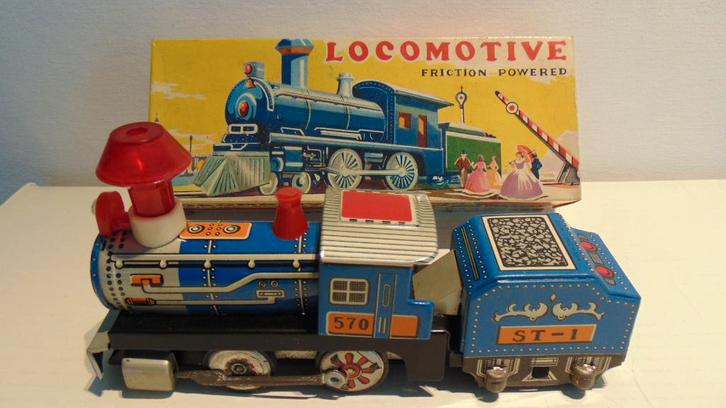 Train décoratif en étain avec tendeur MF 712 - Années 50, Maison & Meubles, Accessoires pour la Maison | Autre, Comme neuf, Enlèvement ou Envoi