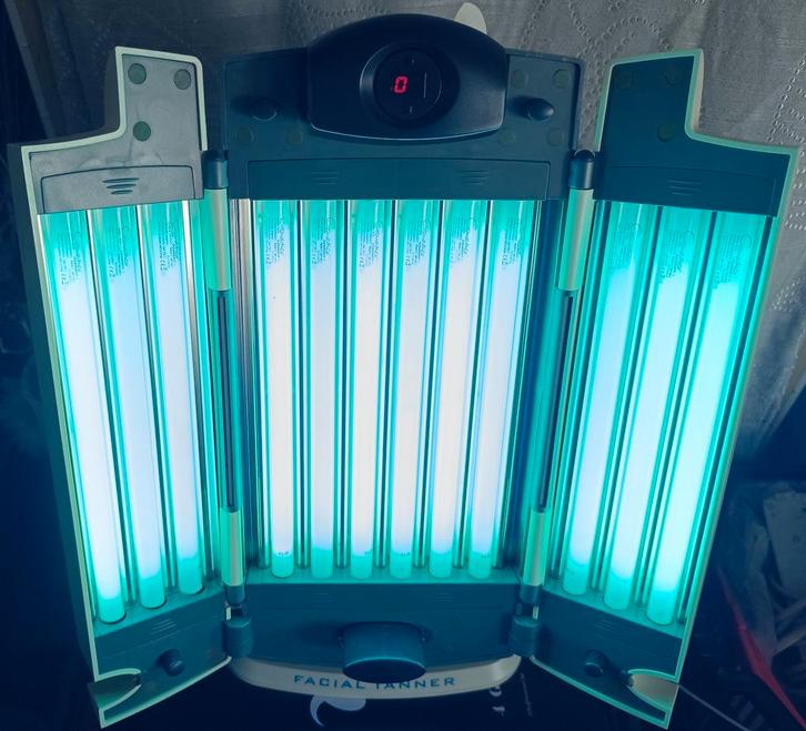 Professionele Facial Tanner / gezichtsbruiner – 12 UV lampen, Elektronische apparatuur, Zonnebanken en Gezichtsbruiners, Gezichtsbruiner