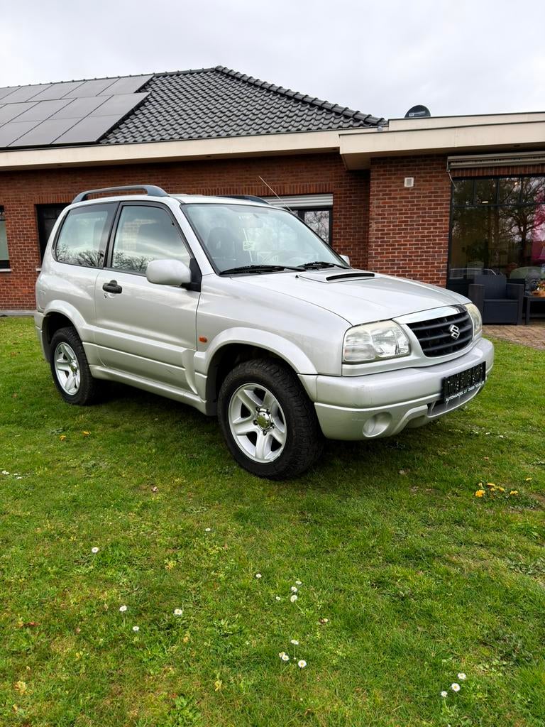 Suzuki Grand Vitara 4x4 2.0Diesel*Gekeurd*, Autos, Argent ou Gris, Entreprise, Entretenue par le concessionnaire, Noir