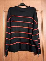 Zwart trui met rode strepen, Kleding | Dames, Truien en Vesten, Ophalen, Maat 36 (S), Zwart