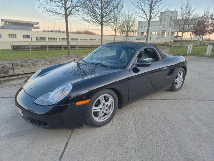 Porsche Boxster 2.5 année 1998, Auto's, Porsche, Particulier, Boxster, Bluetooth, Lederen bekleding, Radio, Benzine, Zwart, Zwart