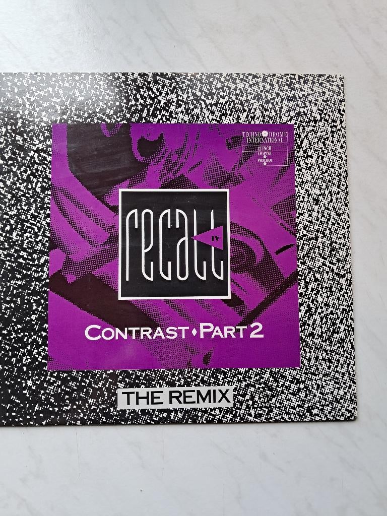 Recall IV ‎: Contrast  Part 2 - The Remix (12") techno, Ophalen of Verzenden