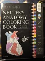 Netter's Anatomy coloring book, Boeken, Verzenden, Zo goed als nieuw, Hogeschool, John T. Hansen