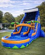 Toboggan multijeu Bouncy Castle Storm Course à vendre, Enlèvement, Neuf