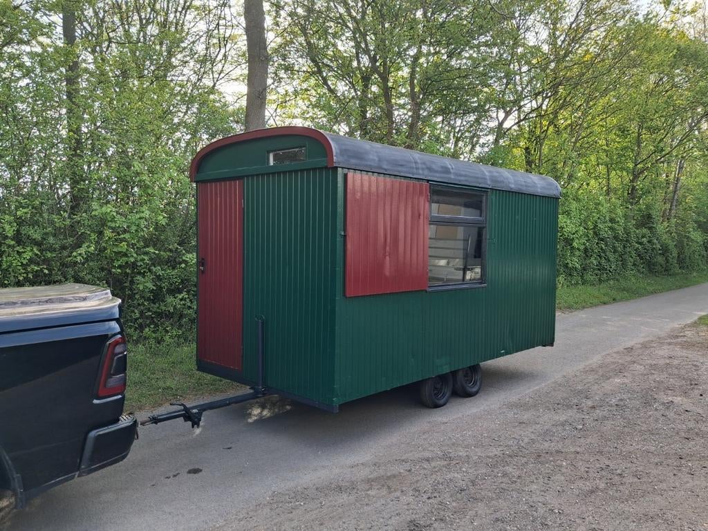 Pipowagen werfkeet werfwagen schaftkeet schaftwagen te koop, Ophalen