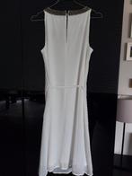 Esprit witte elegante jurk met kralen hals – maat 38 (US 10), Kleding | Dames, Wit, Zo goed als nieuw, Esprit, Ophalen