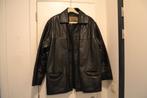 Veste en cuir noir Chriss Sportwear vintage 90', Kleding | Heren, Jassen | Winter, Ophalen, Chriss Sportwear, Zwart, Maat 56/58 (XL)